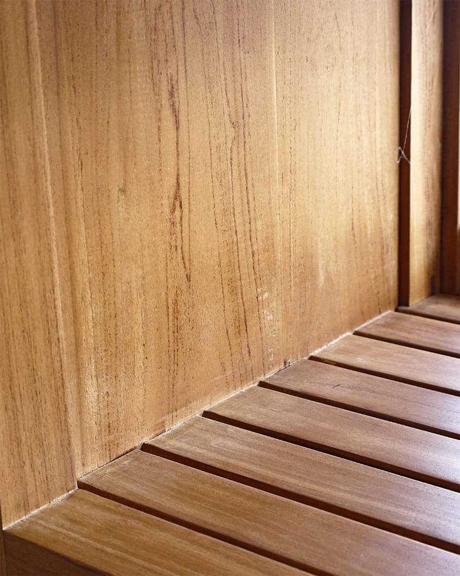 Oasis - Solid teak bathroom vanity unit 120 cm