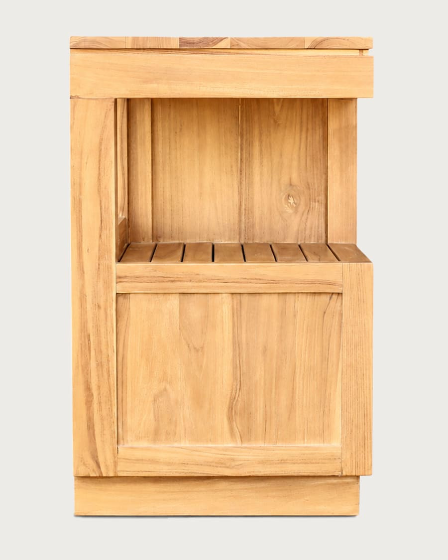 Oasis - Waschtischunterschrank aus massivem Teakholz, 120 cm