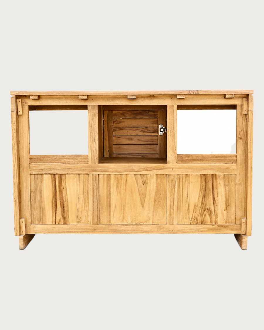 Oasis - Solid teak bathroom vanity unit 120 cm