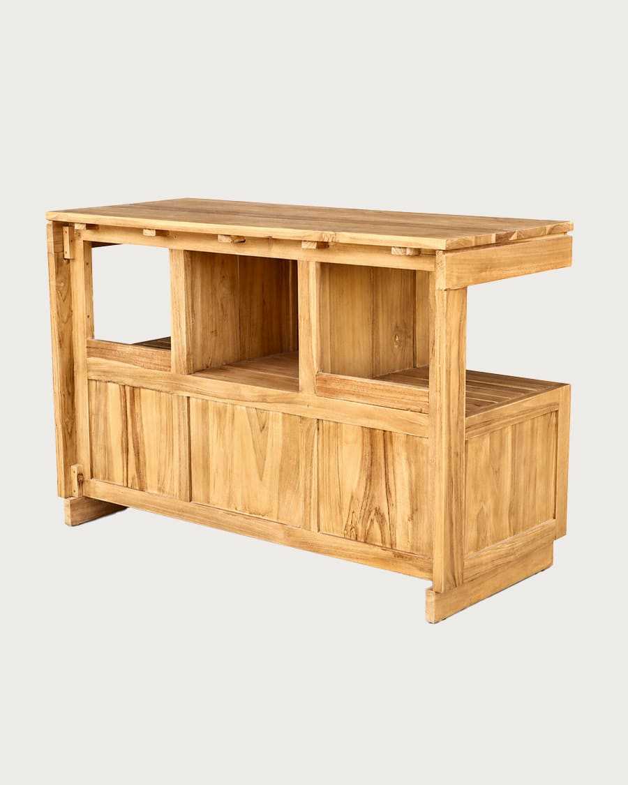 Oasis - Solid teak bathroom vanity unit 120 cm