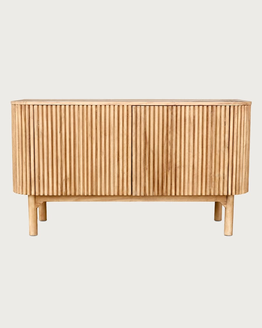 Orma - Meuble salle de bain en bois de teck 2 portes