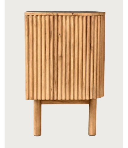 Orma - Mobiletto da bagno a 2 ante in legno di teak