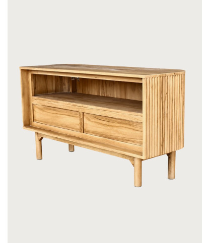 Orma - Meuble salle de bain en bois de teck 2 portes