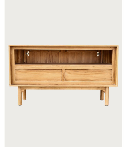 Orma - Meuble salle de bain en bois de teck 2 portes