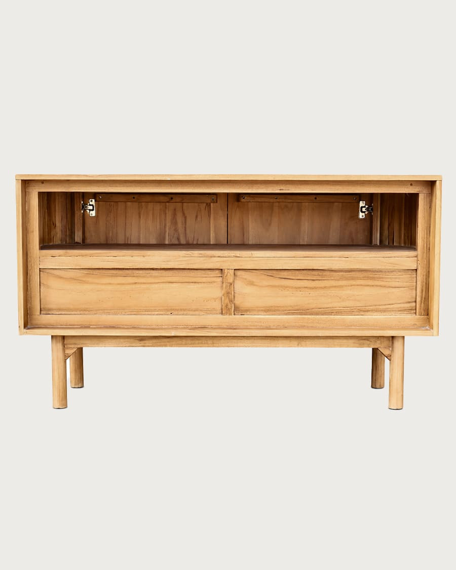 Orma - Meuble salle de bain en bois de teck 2 portes