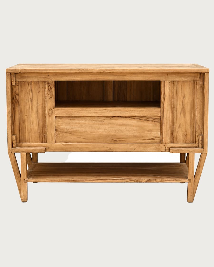 Teresina - Teak storage sideboard, 120 cm