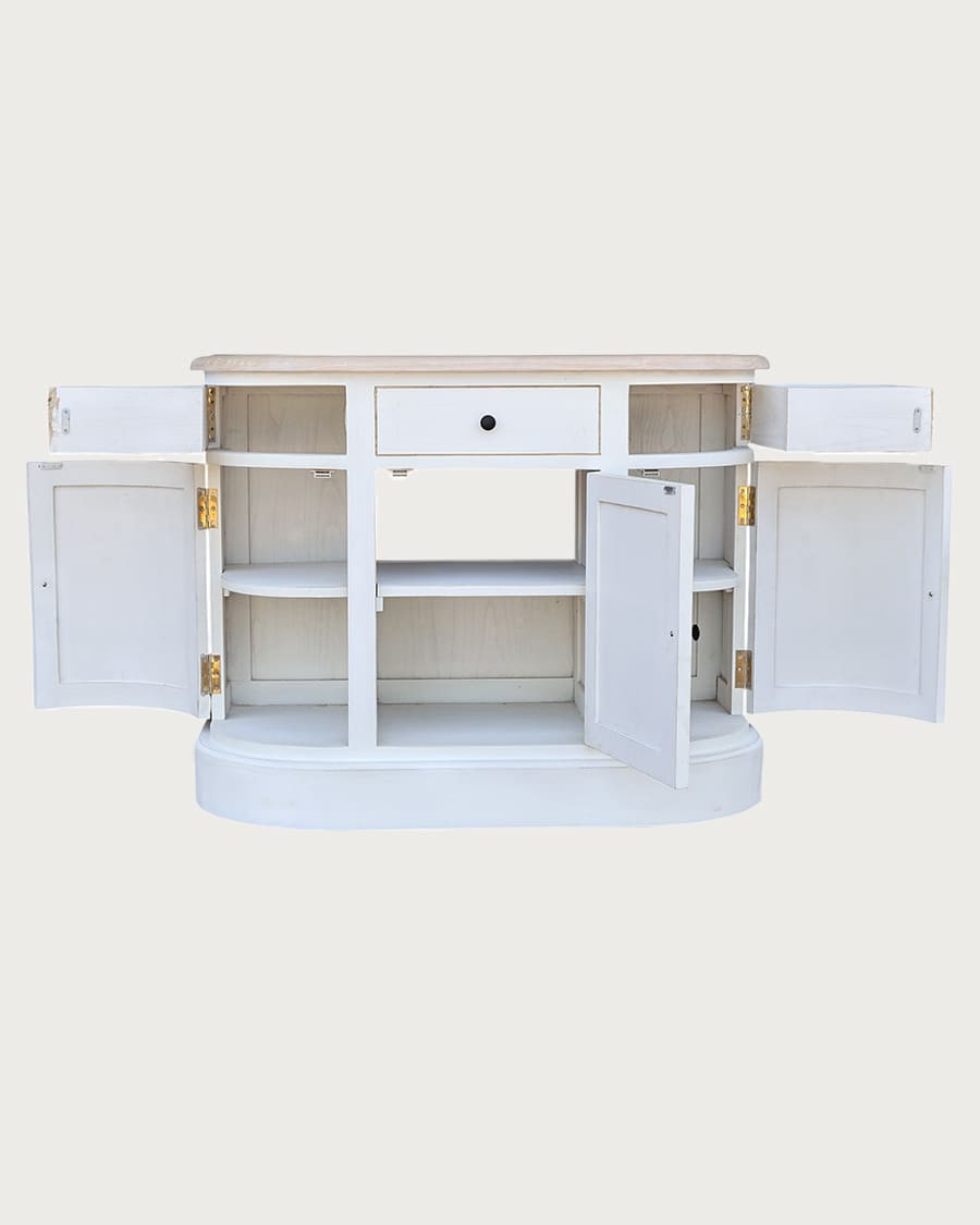 Reno White - White Sungkai Solid Wood Bathroom Vanity