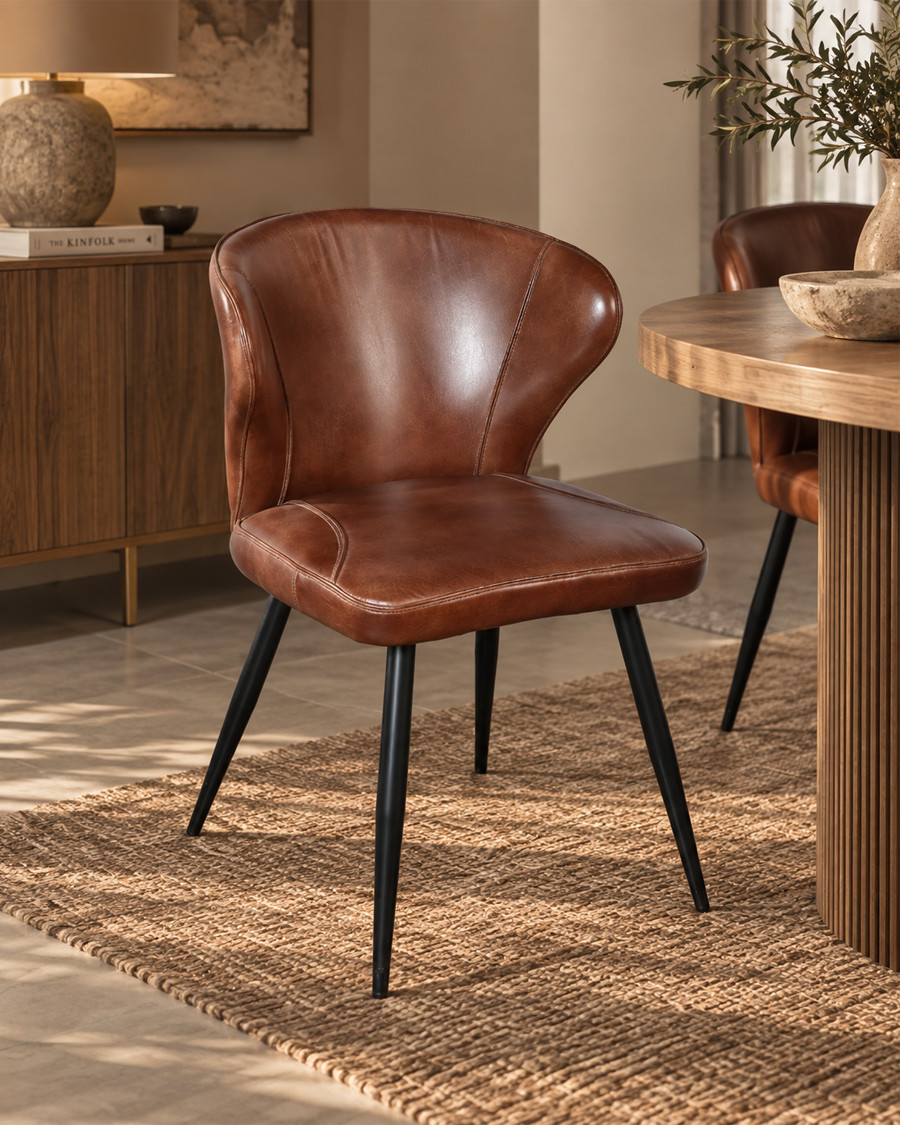 Torré - Chaise en cuir...