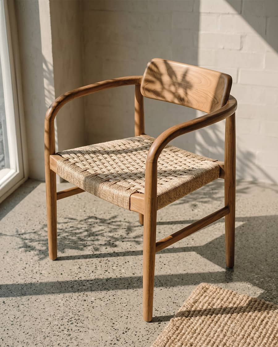 Kimo - Chair in solid teak...