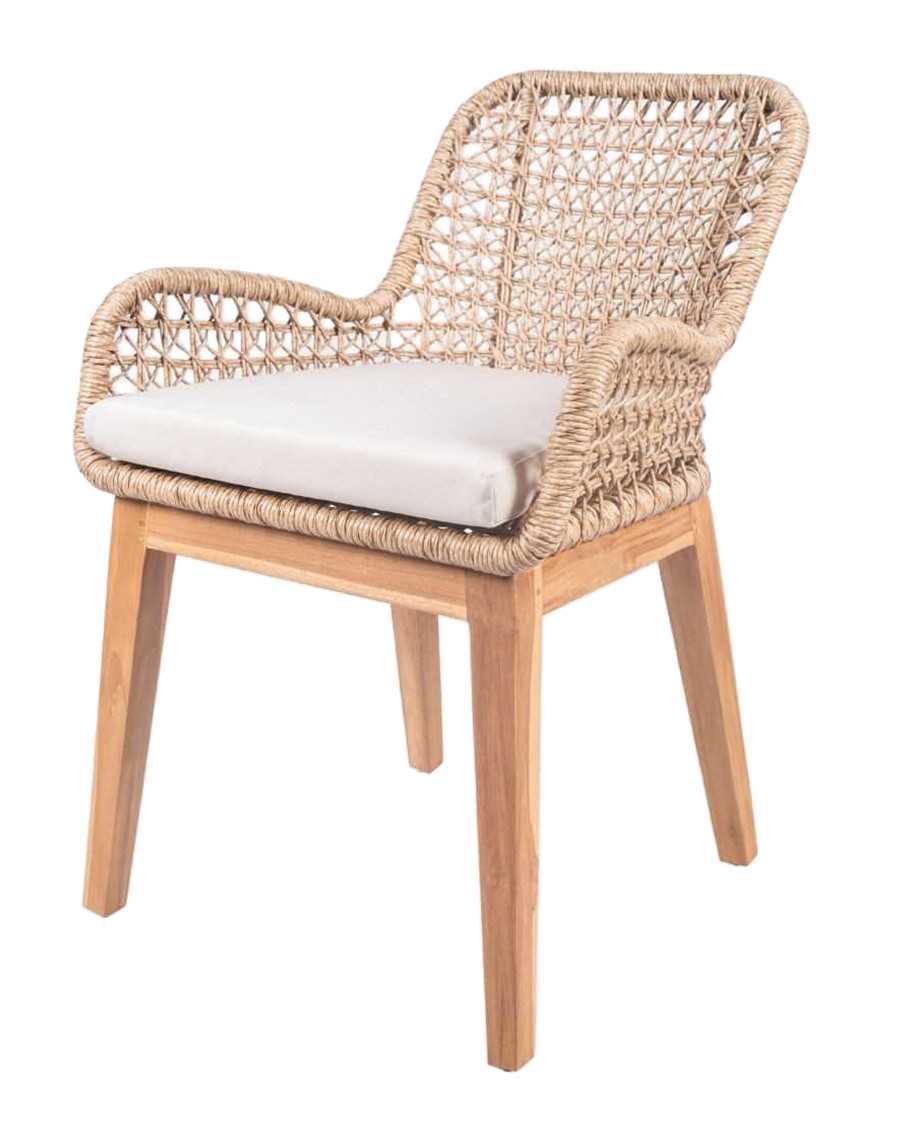 Calista - Teak and Viro garden armchair