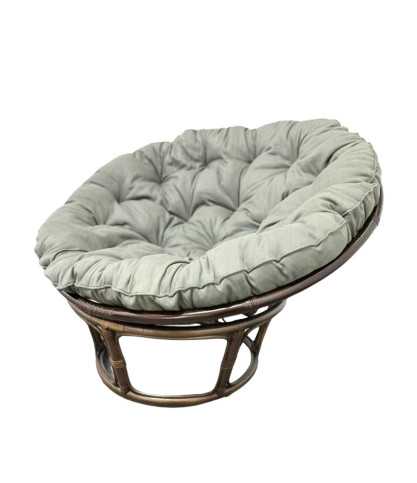 Papasan - Sillón de ratán con cojín
