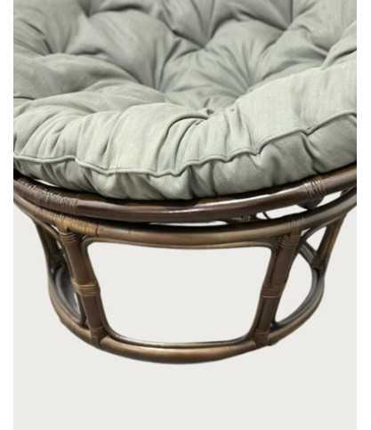 Papasan - Fauteuil en rotin avec coussin Rattan