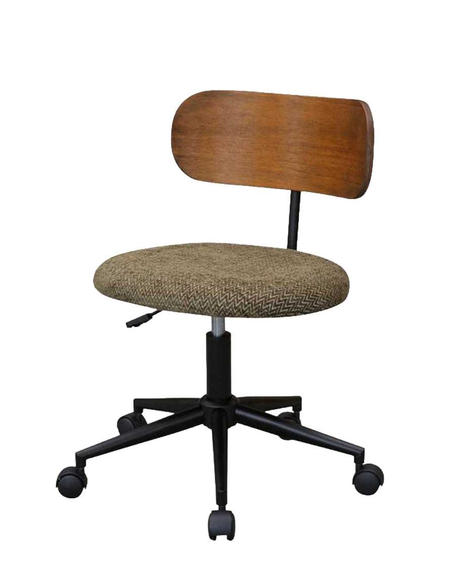 Vibo - Office chair in fabric and wood