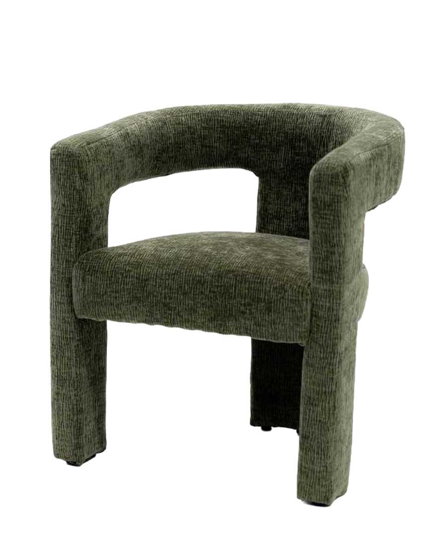 Lagon - Green fabric lounge chair