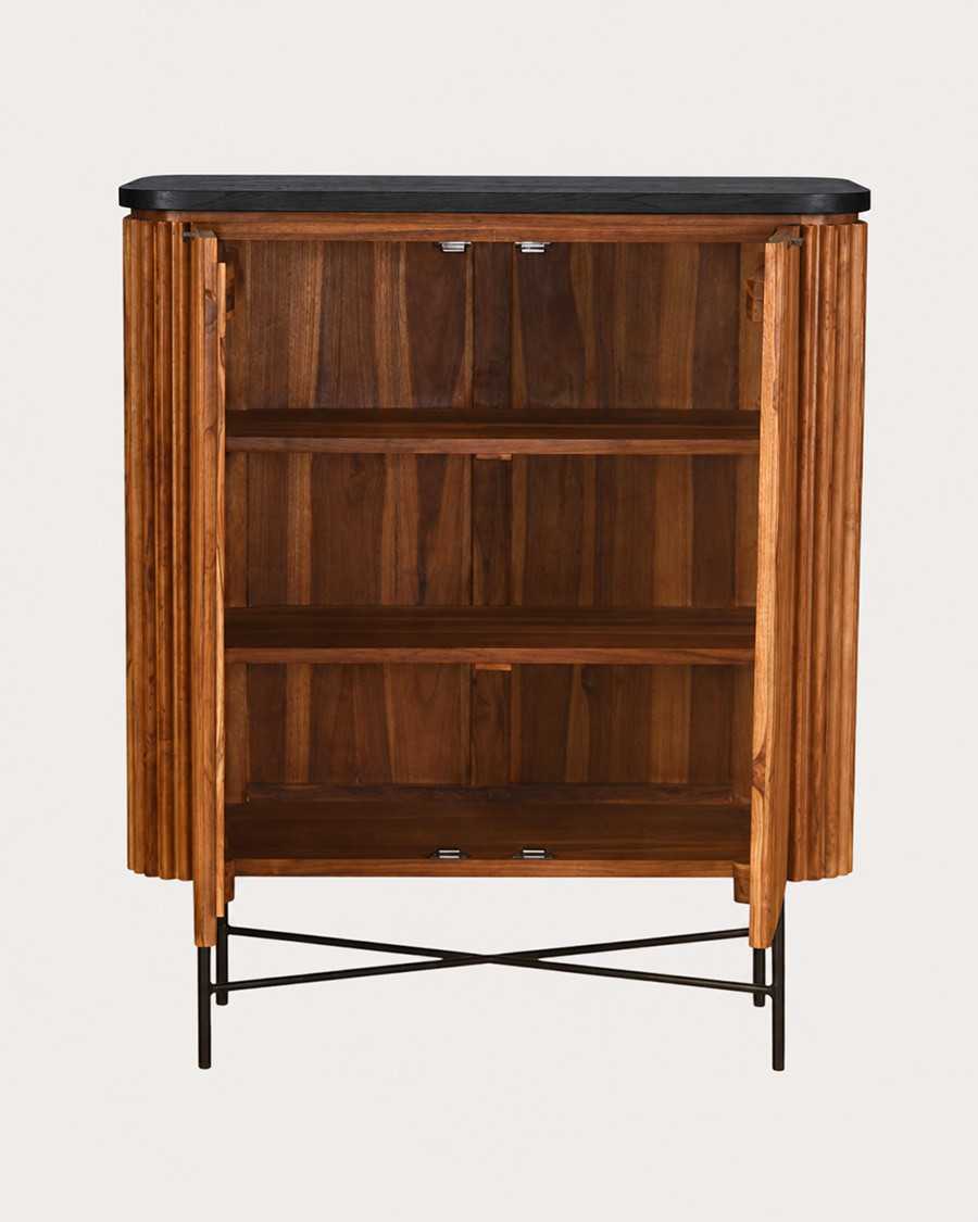 Opéra - 2 türiges Sideboard aus recyceltem Teakholz