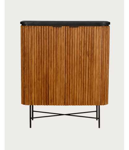 Opéra - 2 türiges Sideboard aus recyceltem Teakholz