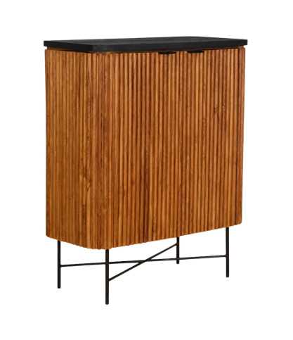 Opéra - Credenza a 2 ante in teak riciclato