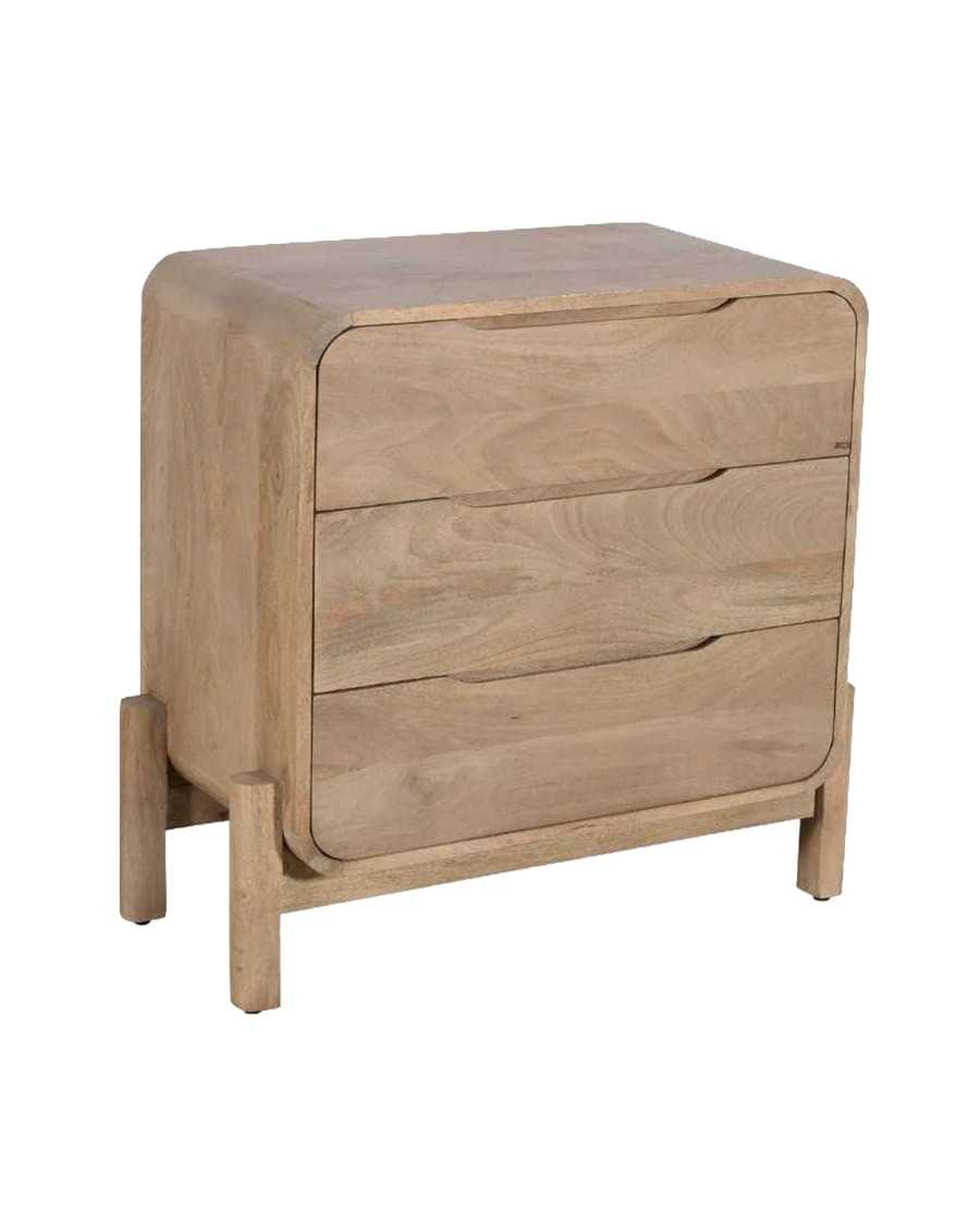 Kubo - Small chest of drawers in solid mango wood