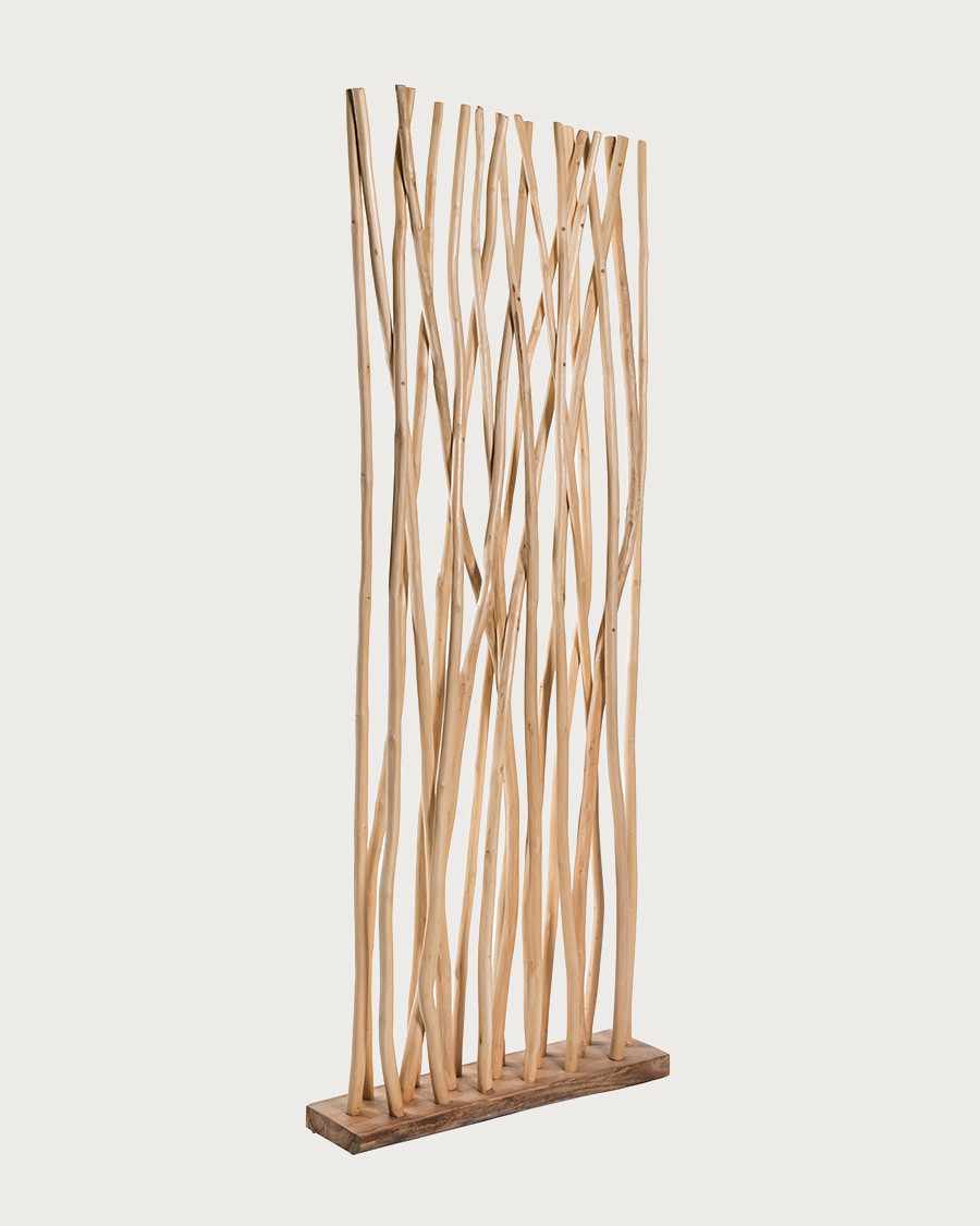 Eden - Divisorio per ambienti in rami di teak