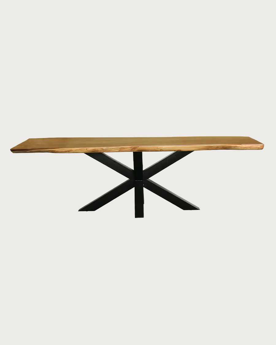 Dempo - Solid suar wood dining table, 250 cm long, seats 12 to 14 people