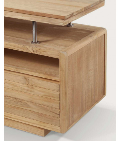 Latitude - 140 cm Badezimmerschrank aus Teakholz