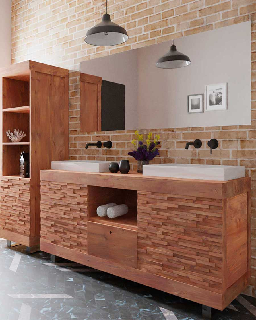 Neo - 160 cm teak parquet...