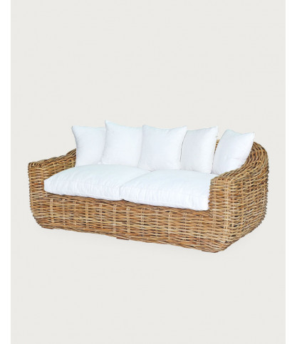Phuket - 3-Sitzer-Gartensofa aus Rattan