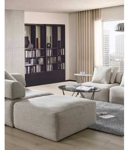 Copenhagen - Modular sofa in gray fabric