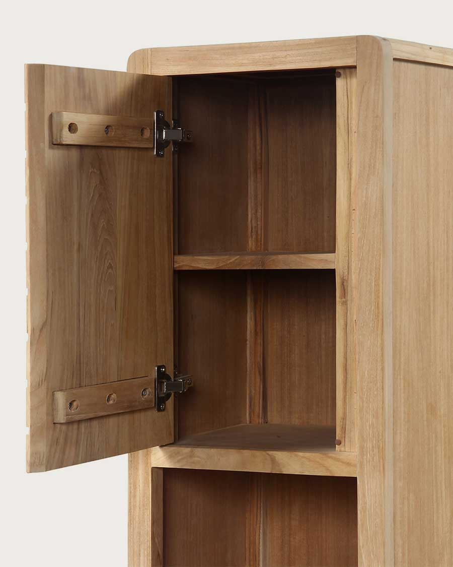 Latitude - Solid teak bathroom column