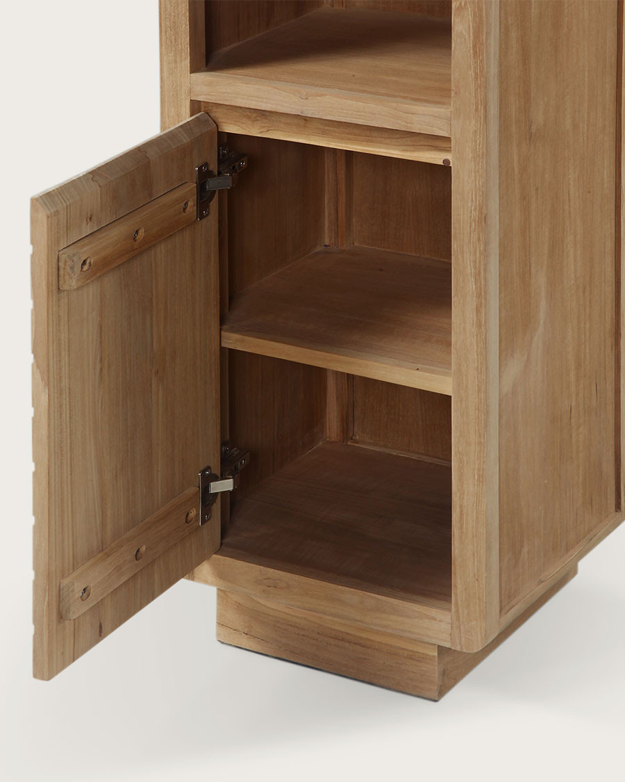 Latitude - Solid teak bathroom column