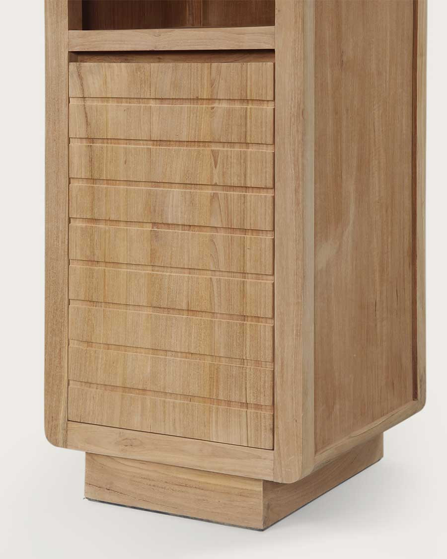 Latitude - Badezimmersäule aus massivem Teakholz