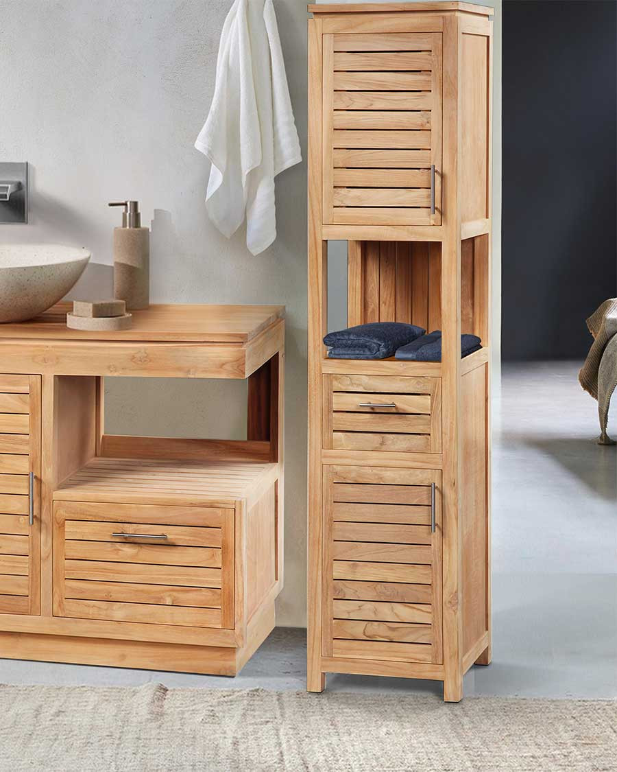 Oasis - Solid teak bathroom...