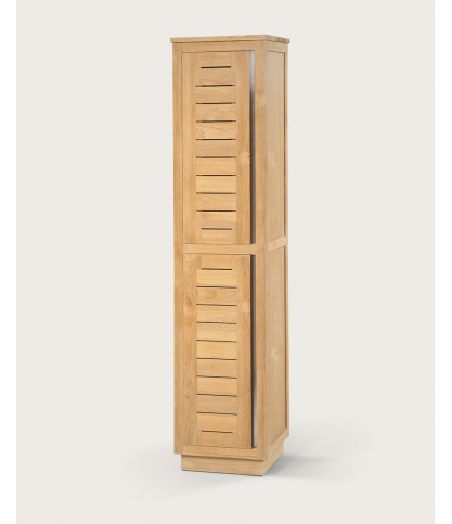 Colonna da bagno Dune in teak massello
