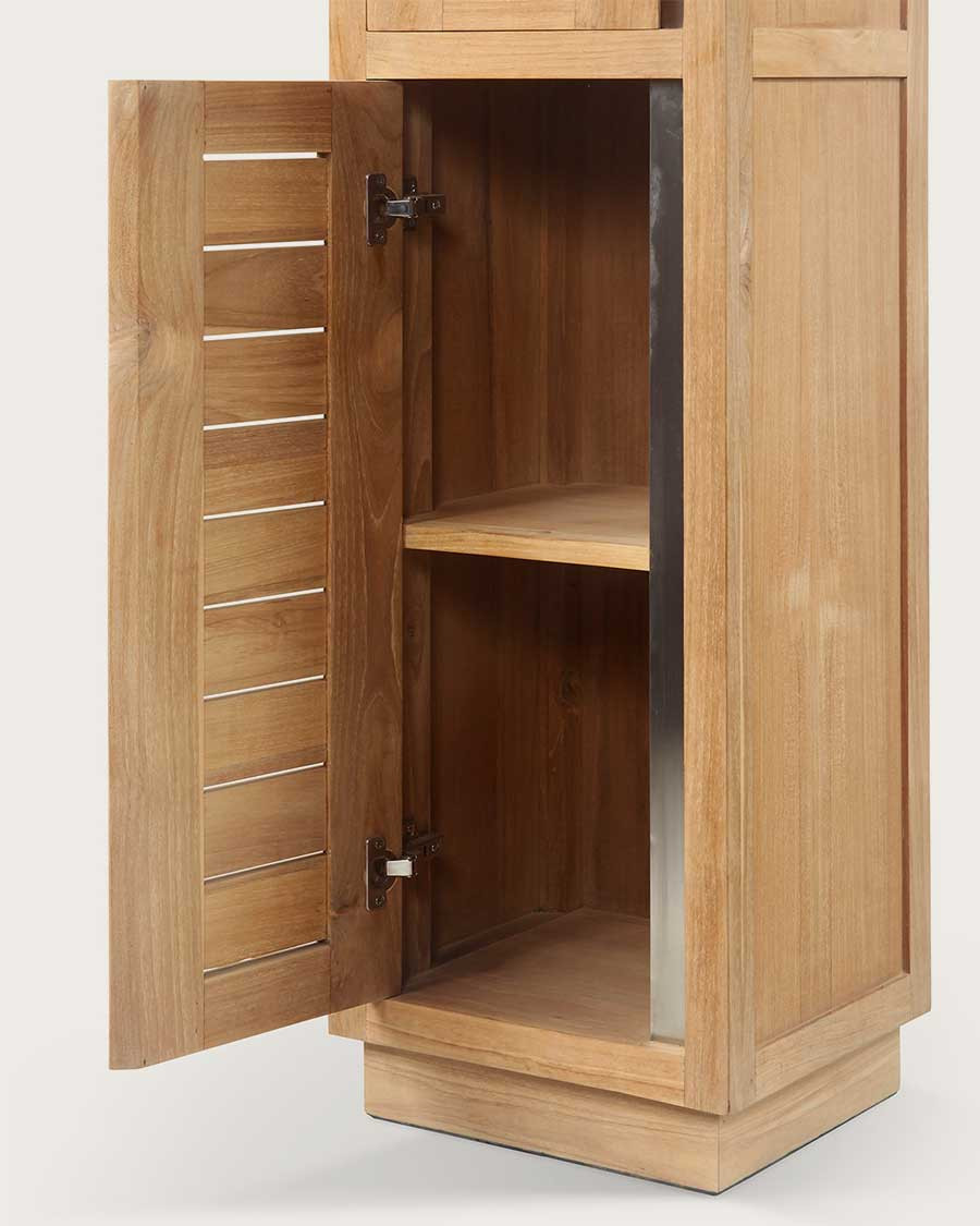 Dune - Solid teak bathroom column