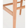 Lyia - Chaise en teck massif et rotin