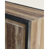 Arche - Industrial sideboard in recycled teak and metal 180 cm