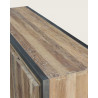 Arche - Industrial sideboard in recycled teak and metal 180 cm