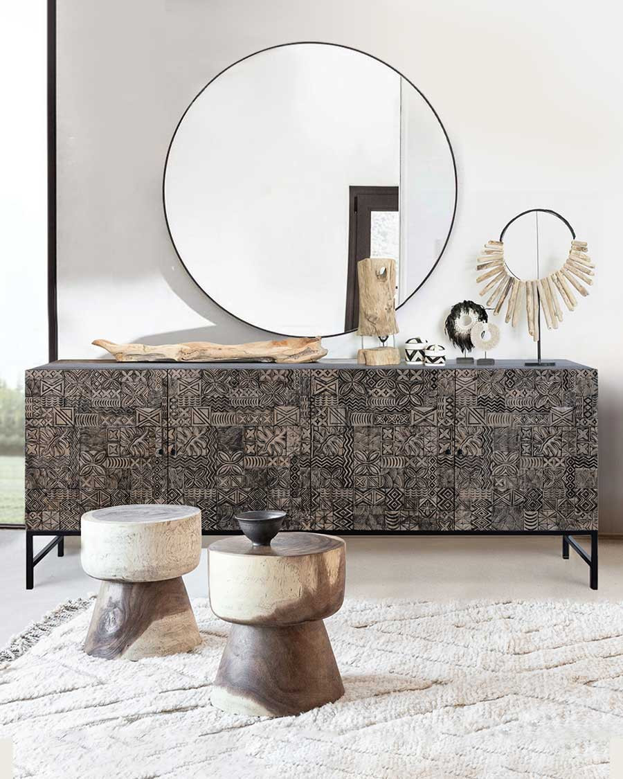 Hawaii - Zwart dressoir van...