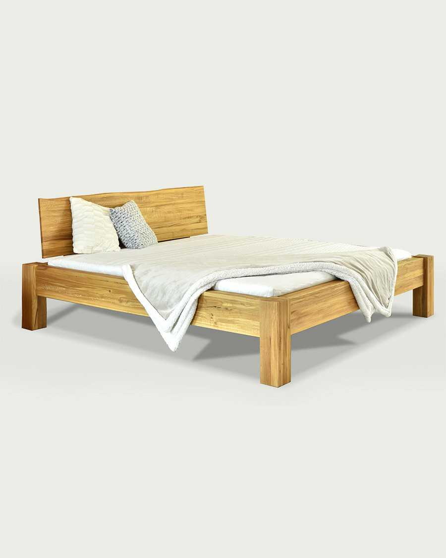 Carpenter - Solid oak bed 180 cm