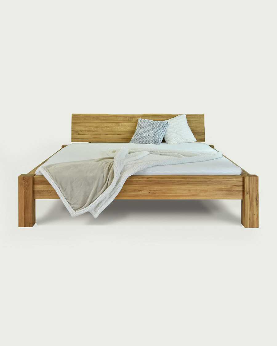 Carpenter - Letto in rovere massello 180 cm