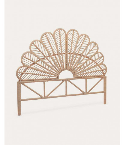 Flower - Woven rattan headboard