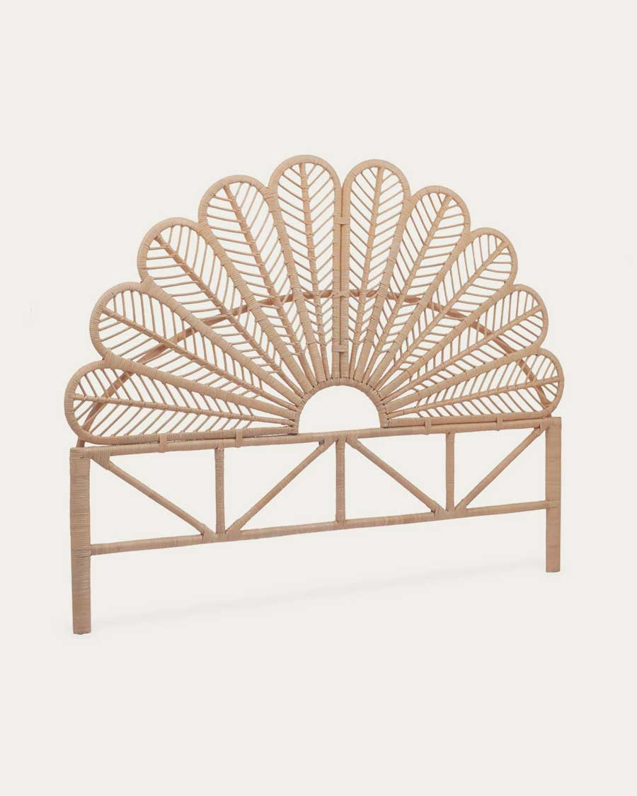 Flower - Woven rattan headboard