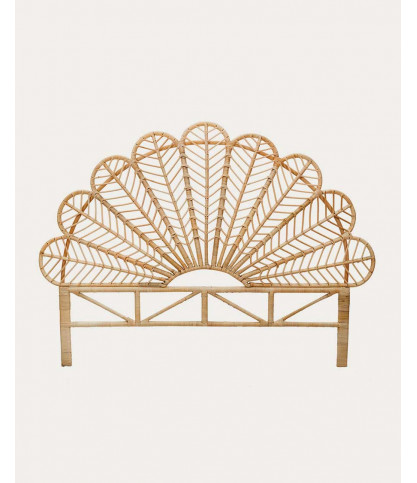 Flower - Woven rattan headboard