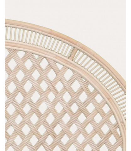 Crown - Kopfteil aus geflochtenem Rattan