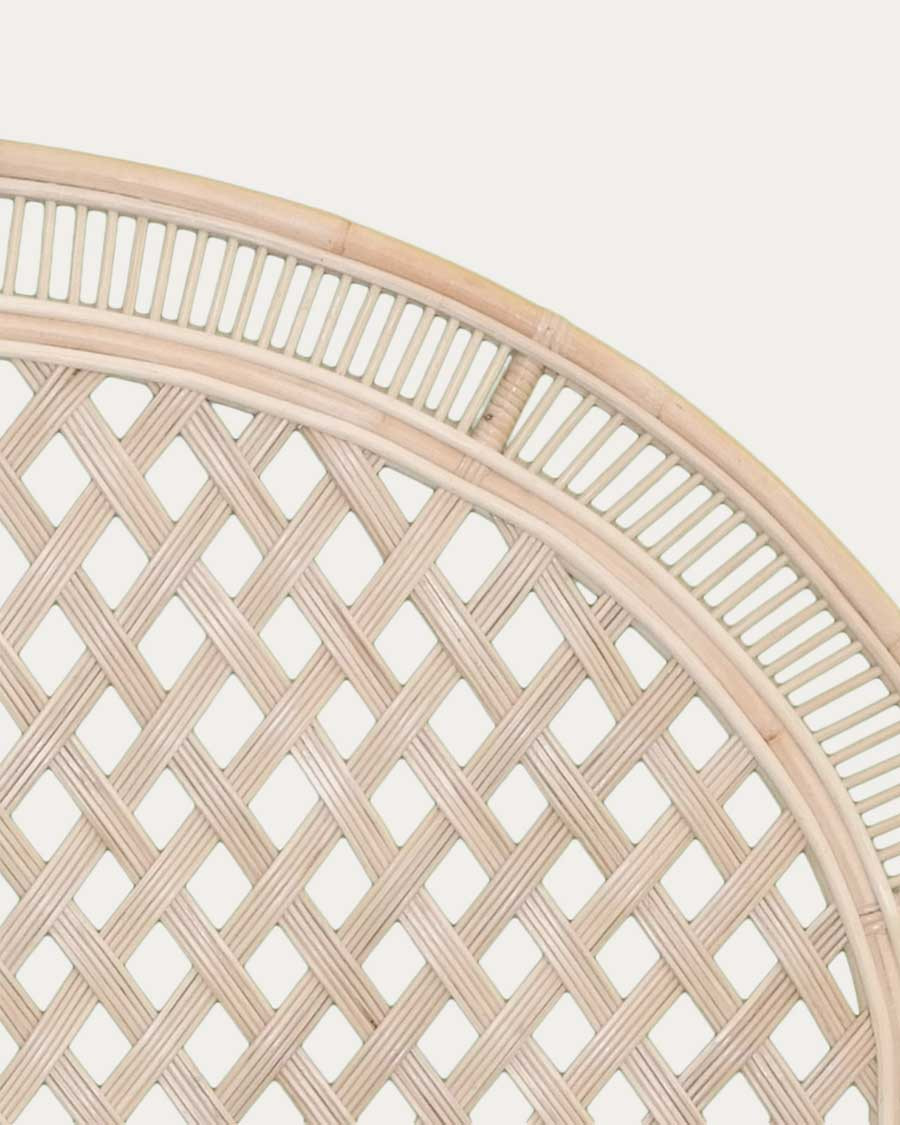 Crown - Kopfteil aus geflochtenem Rattan