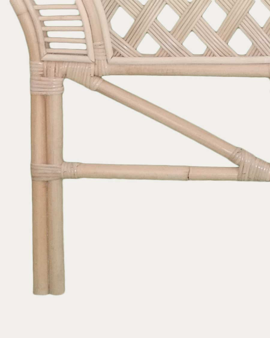 Crown - Testiera in rattan intrecciato