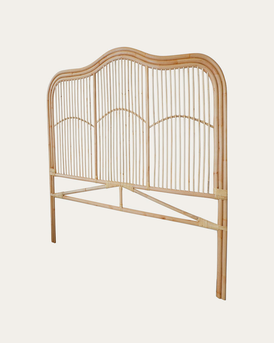 Wave - Testiera in rattan intrecciato