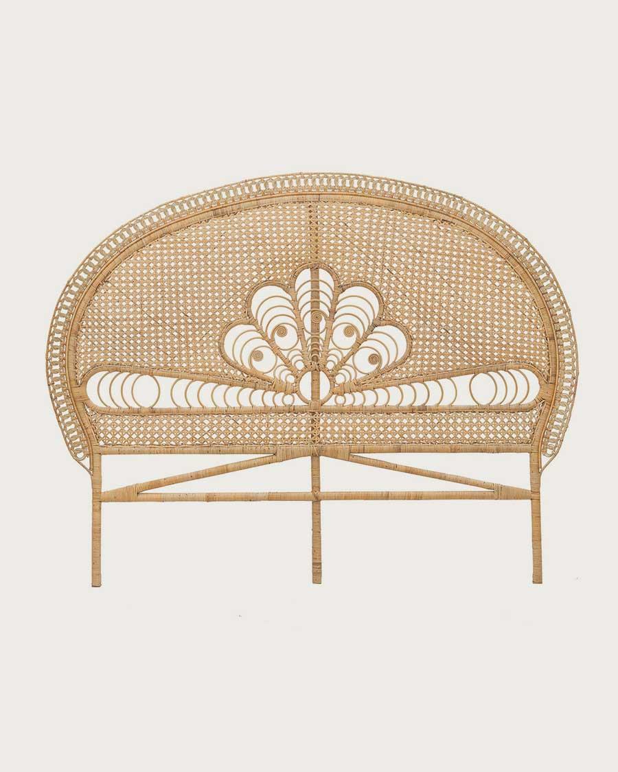 Coco - Testiera in rattan intrecciato