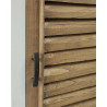 Inda - Petite armoire en Mindy massif blanche et naturelle