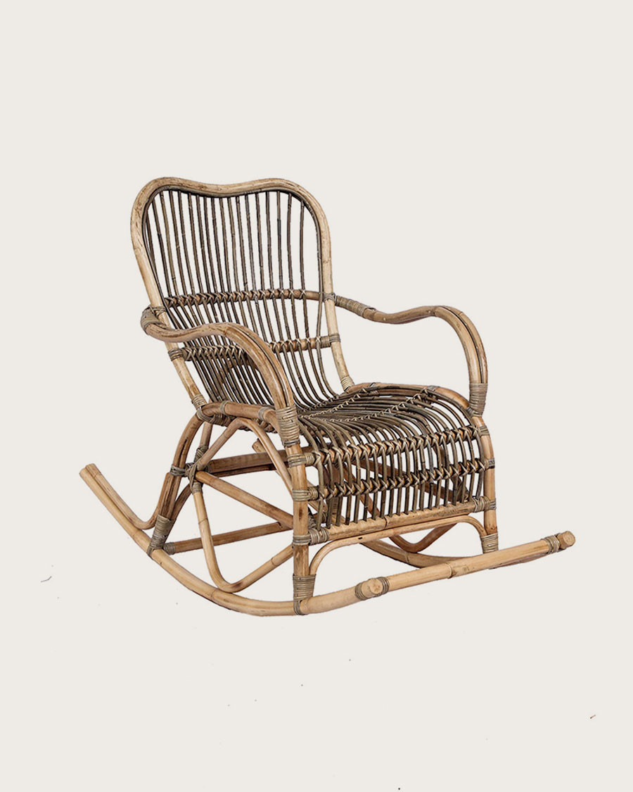 Daya - Rattan-Schaukelstuhl